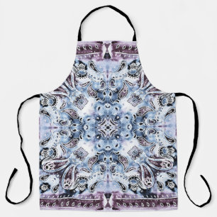 Tablier Paisley motif : aquarelle, desi de châle dessiné à