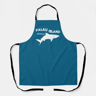 Tablier Palau Island Plongée Sous-Marine Avec Requins