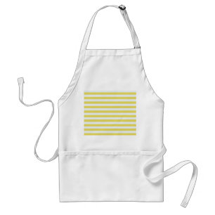 Tablier Pale Gold and White Stripes par Shirley Taylor
