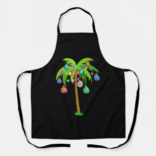Tablier Palm Tree Feux de Noël Plage amusante été