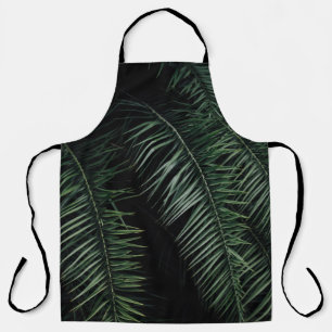TABLIER PALMIER VERT PLANTE PENDANT LA NUIT