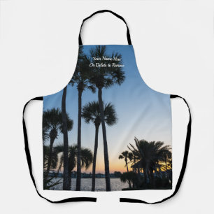 Tablier Palmiers Sunrise Destin Floride Apron