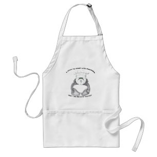 Tablier Panda Bear Chef Chocolat