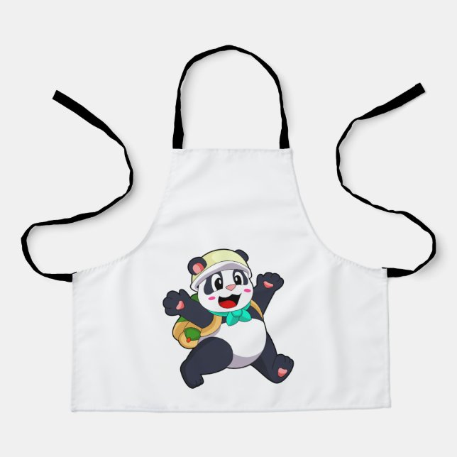 Tablier Panda comme étudiant (Recto)