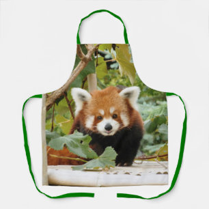 Tablier Panda rouge