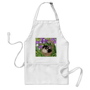 Tablier Panier adorable de bébés lapins