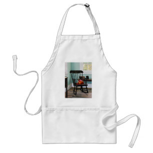 Tablier Panier de Fils sur Fauteuil à Bascule