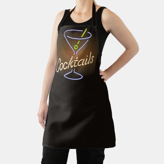 Tablier Panneau Neon Cocktails (Insitu)