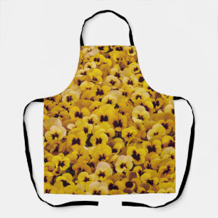 Tablier Pansies jaunes