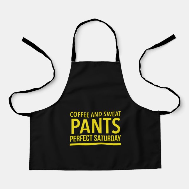 Tablier Pantalon café et sueur parfait samedi (Recto)