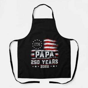 Tablier Papa américain drapeau 250 ans 4 juillet Gran
