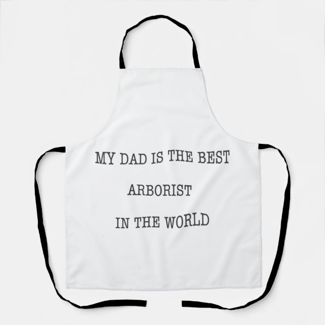 Tablier Papa Arborist tronçonneuse cadeau d'anniversaire (Recto)