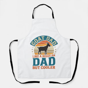 Tablier Papa Chèvre Comme un Papa Régulier Mais Plus Cool 