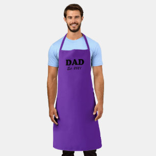 Tablier Papa, Custom Est date Fête des pères raisin viol