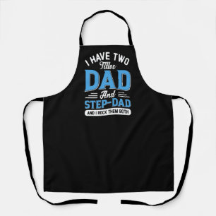 Tablier Papa et une étape papa Typographie Design