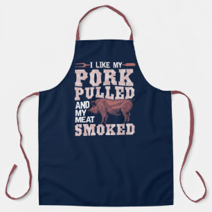 Tablier Papa Grill Butt Rubbed and My Pork Pullated Pig Na