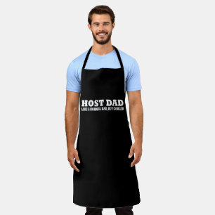Tablier Papa hôte comme un père normal mais glacière