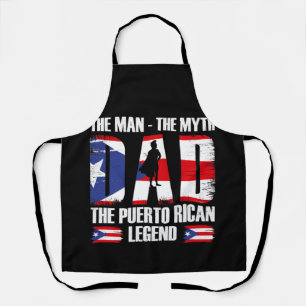 Tablier Papa L'Homme Le Mythe La Légende Portoricaine