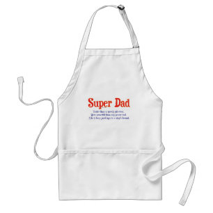 Tablier Papa superbe avec des T-shirts et des cadeaux de