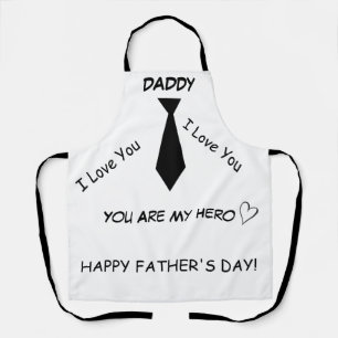 Tablier Papa, tu es ma Fête des pères de héros