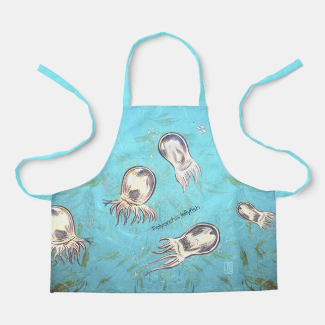 Tablier Papier à imprimer polyorchis Jellyfish Kid (Recto)