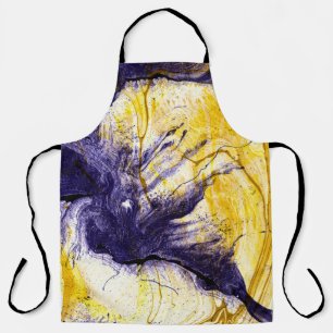 Tablier Papier Marbré : Art Acrylique Lumineux