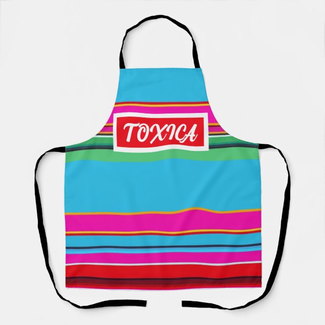 Tablier Papier mexicain Toxica (Recto)
