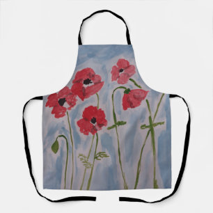 Tablier Papier rouge sauvage