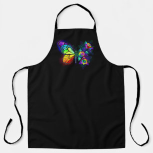 Tablier Papillon arc-en-ciel
