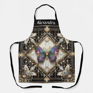 Tablier Papillon Arc-en-Ciel Art Déco Art Nouveau
