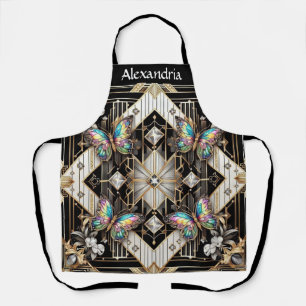 Tablier Papillon Arc-en-Ciel Art Déco Art Nouveau