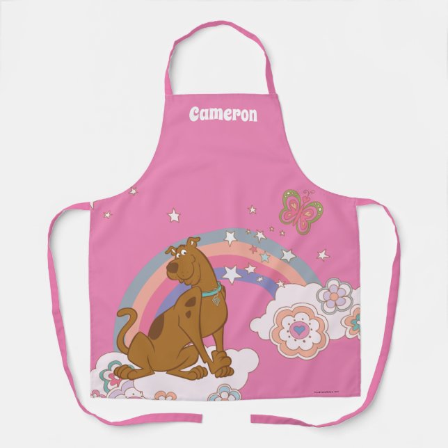 Tablier Papillon arc-en-ciel Scooby-Doo (Recto)