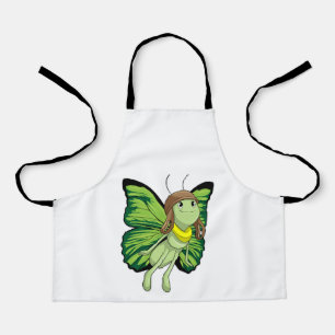 Tablier Papillon comme pilote avec casquette pilote