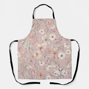 Tablier Papillon floral Fleur sauvage Boho