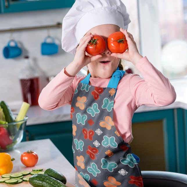 Tablier Papillon multicolore (apron)