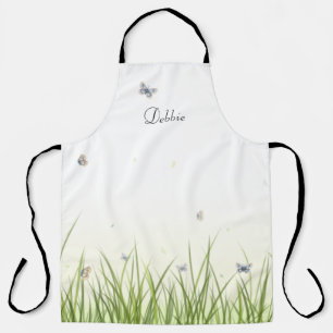 Tablier Papillons dans le jardinier personnalisé Soleil