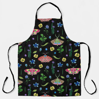 Tablier Papillons multicolores : Motif transparent