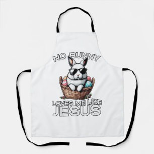 Tablier Pâques Aucun Lapin Ne M'aime Comme Jésus Hommes Ch