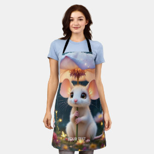 Tablier Parapluie Fleur De Souris Mignon Fantastique