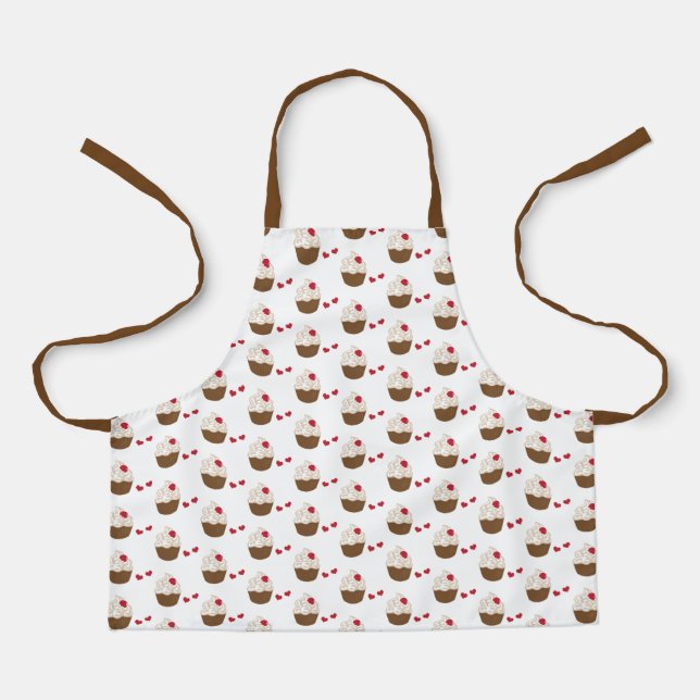 Tablier Parc pour enfants | Cupcake All-Over Print (Recto)
