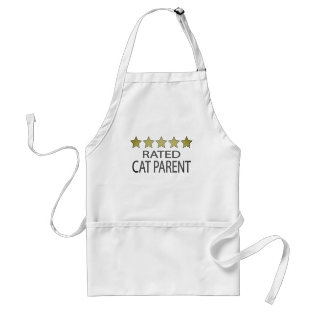 Tablier Parent de chat cinq étoiles (Devant)