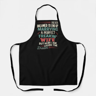Tablier Parfaite femme sarcastique humour pour mari