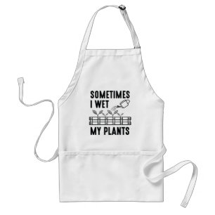 Tablier Parfois, je regarde mes Plantes