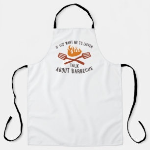 Tablier Parler du barbecue