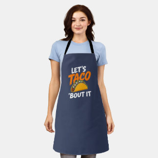 Tablier Parlons Taco Drôle de Jeu de Mots
