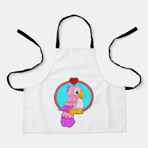 Tablier Parrot au coeur