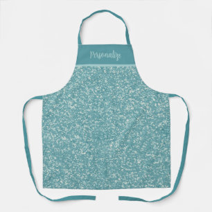 Tablier Parties scintillant bleue tendance Glam Cuisine pe