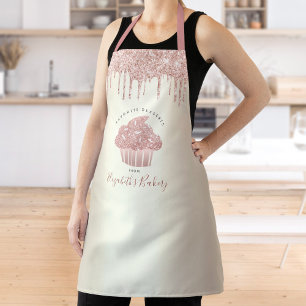 Tablier Parties scintillant Cupcake rose Drives boulangeri