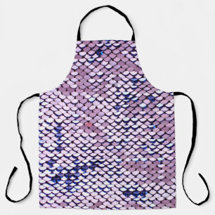 Tablier Parties scintillant de paillettes vives ultraviole