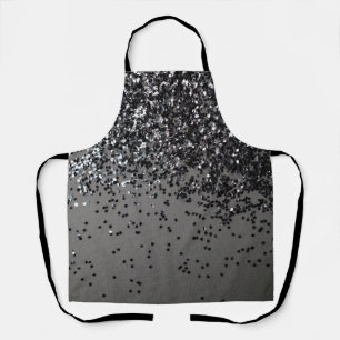 Tablier Parties scintillant gris argent #4 (Parties scinti